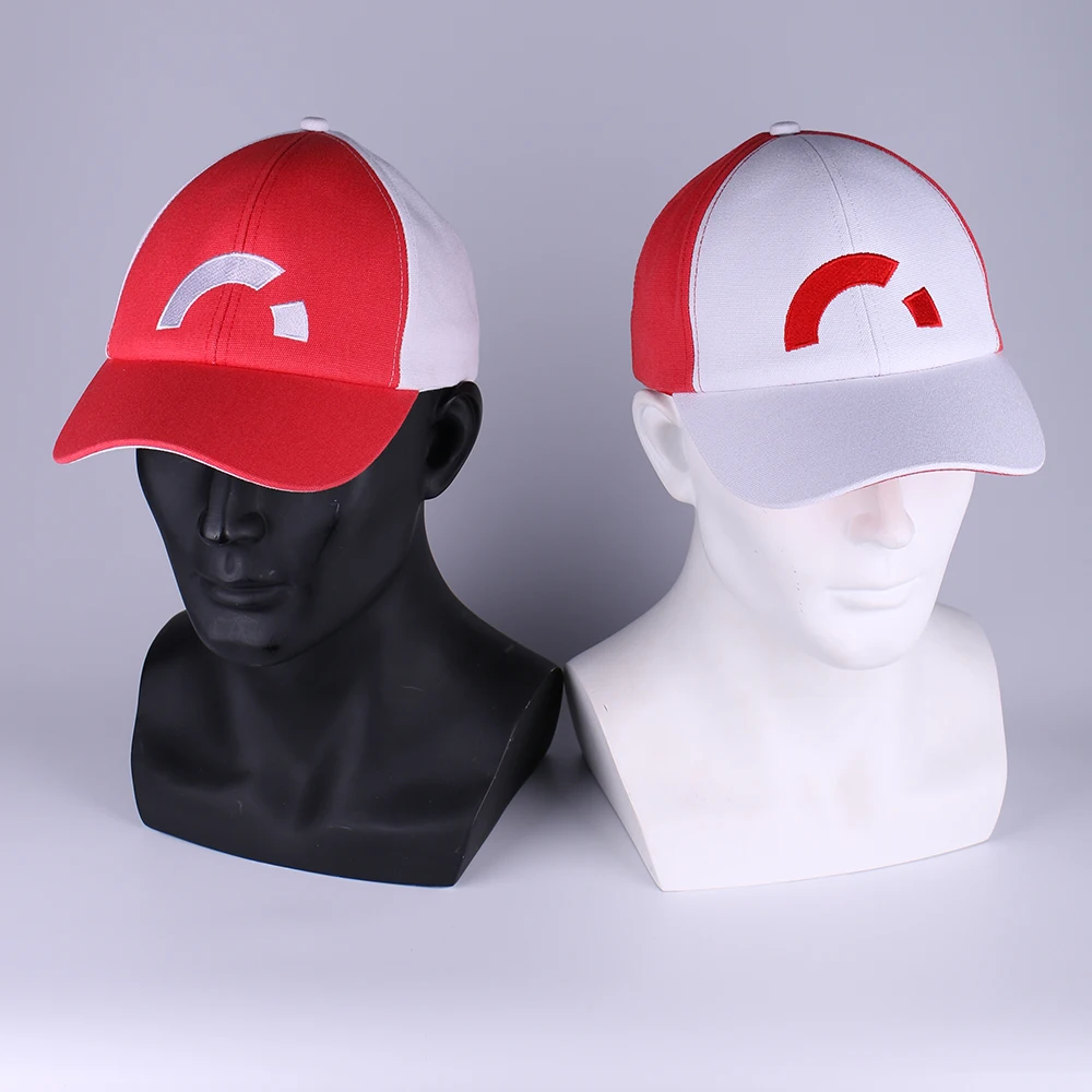Anime Pocket Monster Cosplay Costumes Caps Pokemon Caps Baseball Ash Ketchum Halloween Party Prop (24)