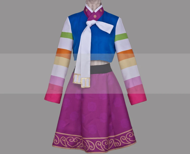 Подгоняйте Overwatch Год Петуха Hana Song D. Va Skin Palanquin косплей костюм наряд|Игровые