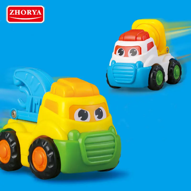 Zhorya Funny Mini Cartoon Inertia Toy Car Pull Back Friction Ed Zhorya Funny Mini Cartoon Inertia Toy Car Pull Back Friction Ed Push And Go Cars Educational Toys For Kids Children Model In Casts Vehicles