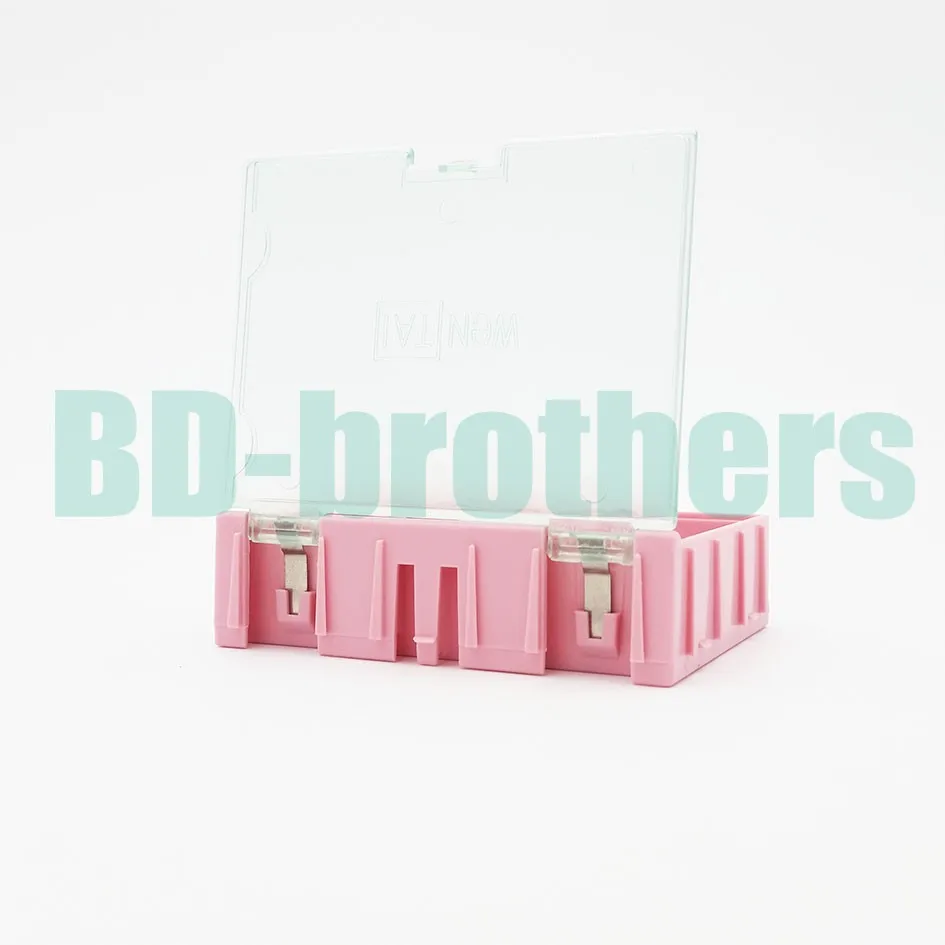 3# розовая коробка для хранения компонентов квадратные компоненты программной платы коробки SMT SMD WeNTAI комбинированные коробки пластиковый корпус 300 шт/партия