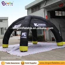 Заводская цена 6 м надувная палатка-паук с 4 ножками прочный садовый тент для мероприятий игрушка тент для лужайки для пикника рекламная палатка