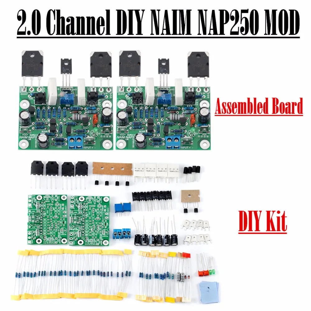 

Douk Audio NAIM NAP250 MOD 2.0 Channel Power Amplifier DIY Kit & Assembled Board