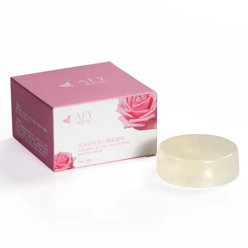 Body Face Whitening Natural Active Enzyme Crystal Soap Armpit Odor