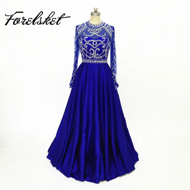 royal blue prom dresses 2018