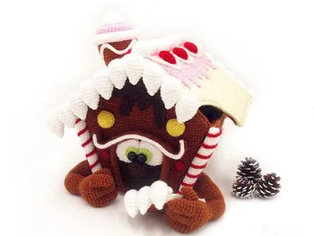 

crochet toys amigurumi gingerbreadhouse model number b019