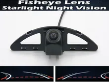 1080P Trajectory Tracks Fisheye Car Rear view Camera For Honda Ballade 2011~2015 City 5 Generation City GM2 City GM3 2007~2013