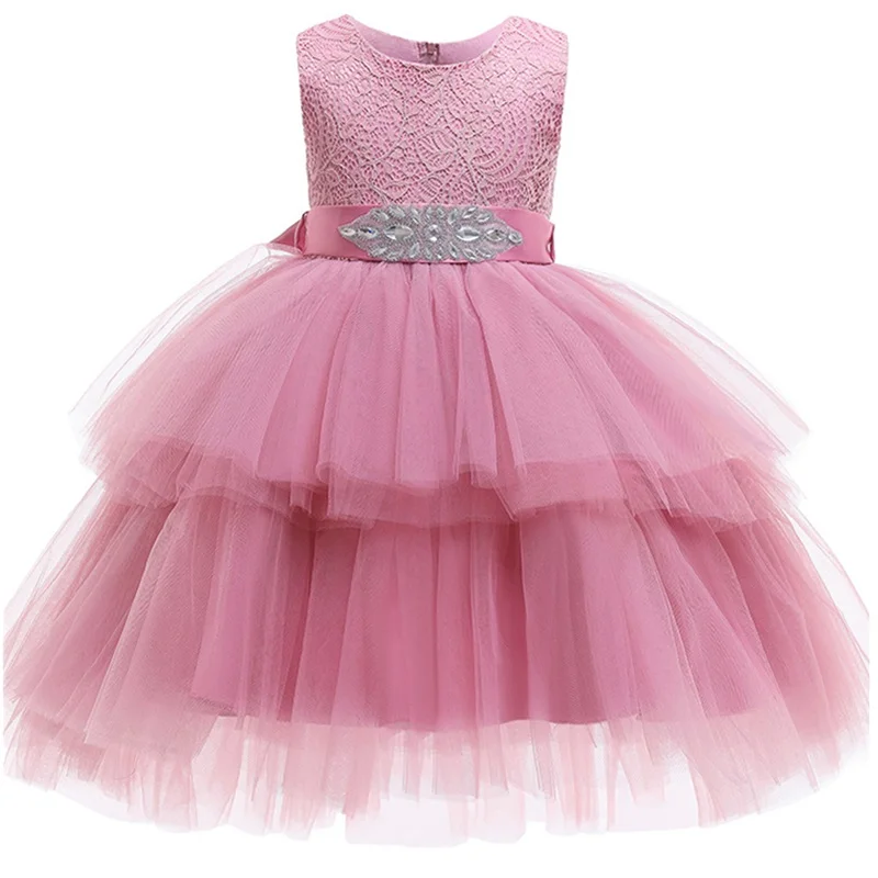 

Baby Girl Lace Swallowtail Princess evening dress for Wedding party Kids Dresses for Toddler Girl Children Fashion Clothing