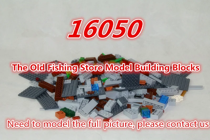 

New Ideas series The Old Fishing Store Model Building Blocks Compatible 21310 16050Classic architecture house Toys for children