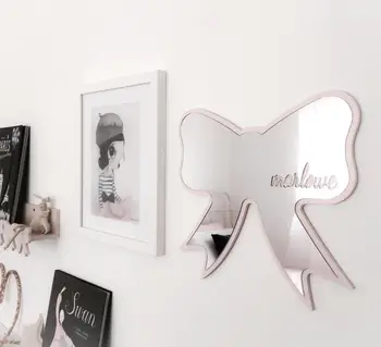 

Cloud Bunny Crown Mirror Children's Room Bedroom Nursery Decoration Shatterproof Acrylic Mirror Garden Wall Art Decor Mirror