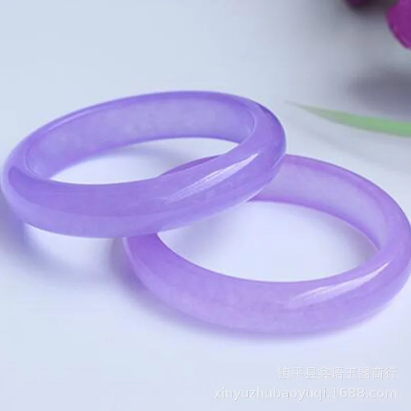 

2019 New Sale Bangle Armbanden Voor Vrouwen Wholesale Authentic Natural Quartzite Bracelet Violet Ice Of A Cargo Pale Bracelets