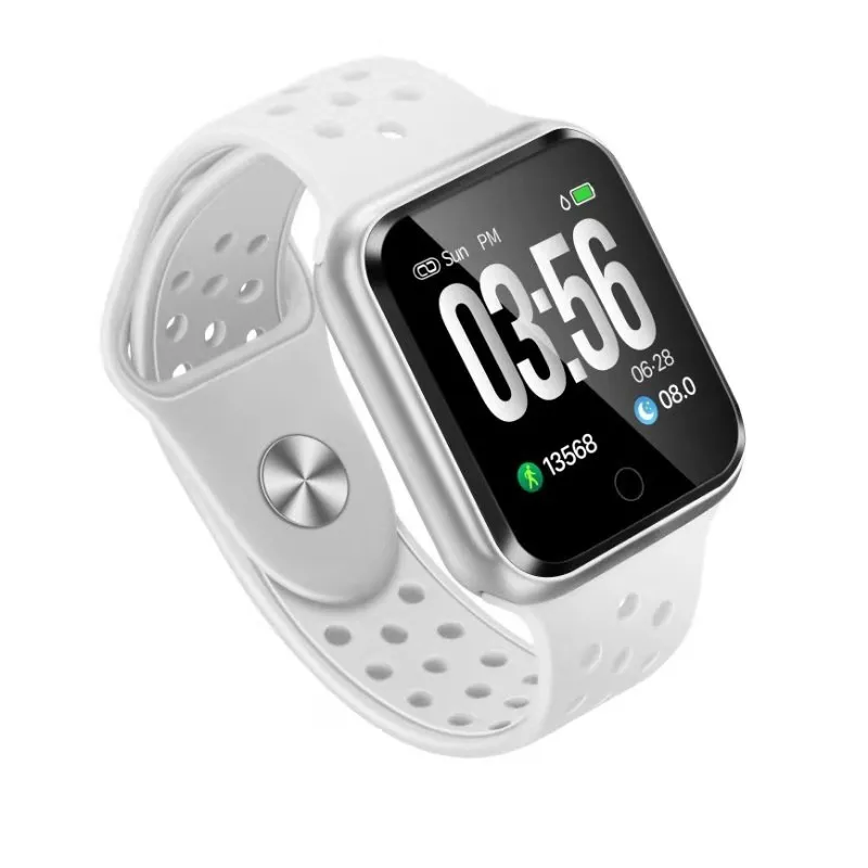 Спортивные Смарт-часы для мужчин и женщин монитор сердечного ритма кровяное давление фитнес-трекер умные часы gps спортивные часы для Android Ios - Цвет: Белый