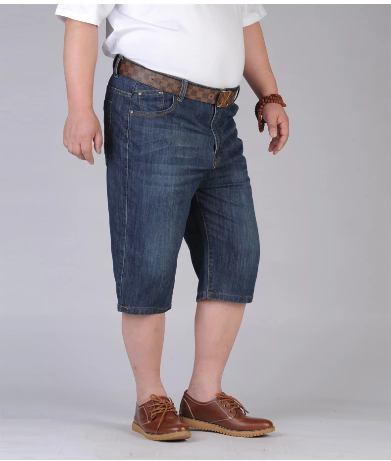 Loose Pants Straight Jeans Shorts Men 