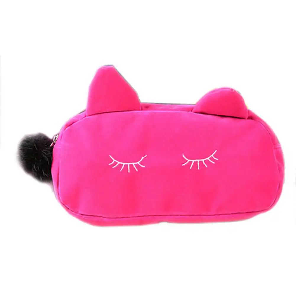 Cat Makeup Bags With Multicolor Pattern Cute Cosmetics Pouchs For Cat Makeup Bags With Multicolor Pattern