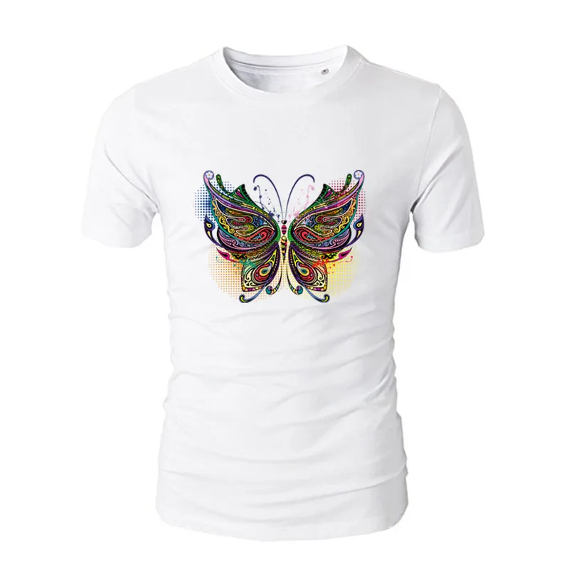Термопечать на футболке и джинсах с аппликацией|butterfly patch|patch butterflyiron on patches butterfly |