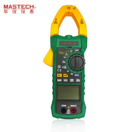 

MASTECH MS2015A AutoRange Digital AC 1000A Current Clamp Meter True RMS Multimeter Frequency Capacitance Tester NCV