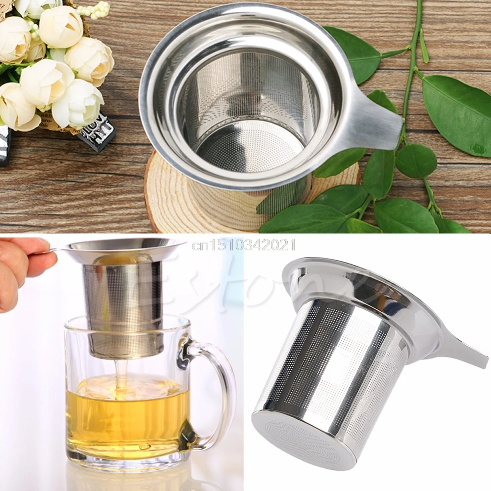 

Stainless Steel Mesh Tea Infuser Reusable Strainer Loose Tea Leaf Spice Filter