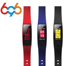 Цвет Экран Bluetooth сердечного ритма крови Давление монитор умный Браслет Шагомер упражнения Спорт браслет для IOS/Android