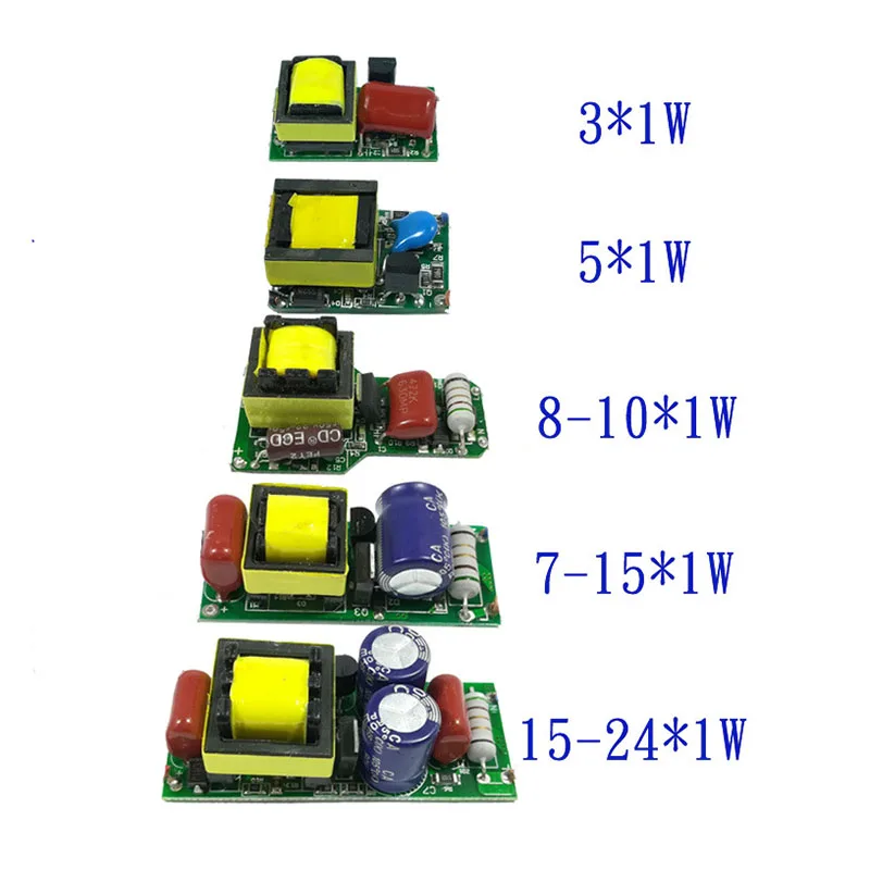 

LED SCR Dimmer Driver 1-3w 4-5w 6-7w 8-10w 7-15w 15-24w LED Silicon control Power Supply Constant Current Voltage Control Lighting Transformers For LEDs