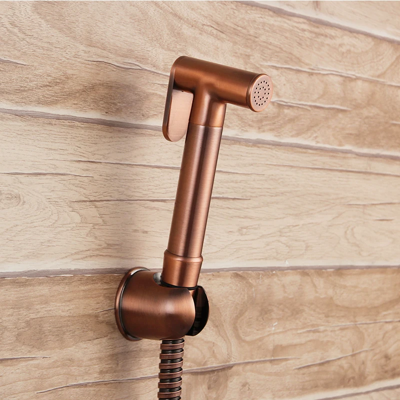 antique copper solid brass Sprayer hand held toilet bidet spray shattaf