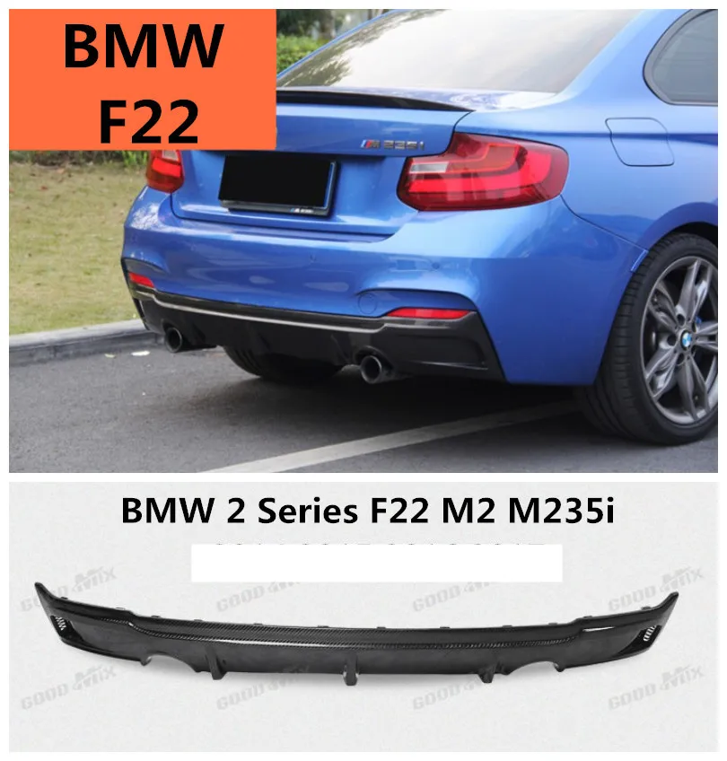 

For BMW 2 Series F22 M2 2014.2015.2016.2017.2018 Carbon Fiber Rear Lip Spoiler High Quality Bumper Diffuser Car Modification