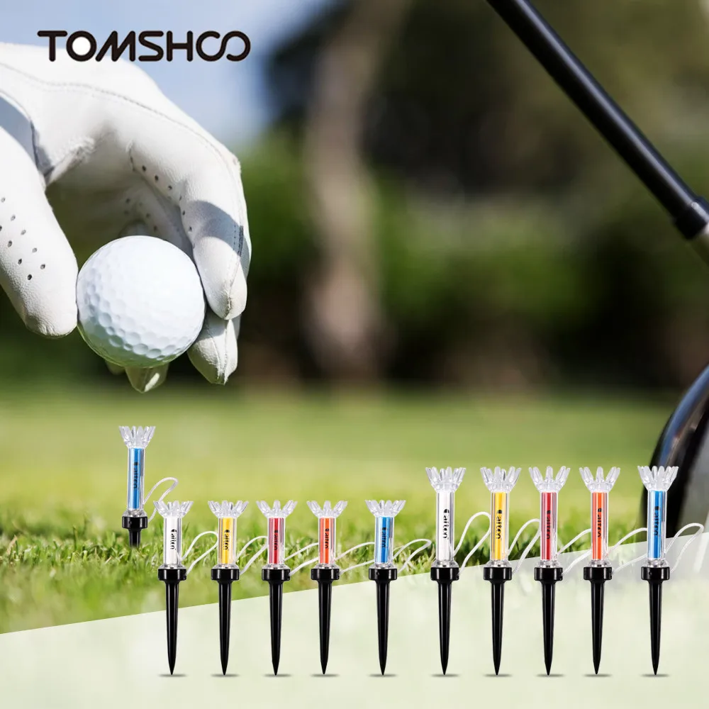 

5PCS/Lot 79mm/90mm Golf Tees Plastic Golf Tee Ball Training Ball Magnetic Step Durable Golf Ball Holder Tee Golf Accessories