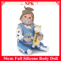 Новая мода кукла полный силиконовый корпус камер лицо проснулся реалистично силиконовые Adora Настоящее сенсорный новорожденных подарок
