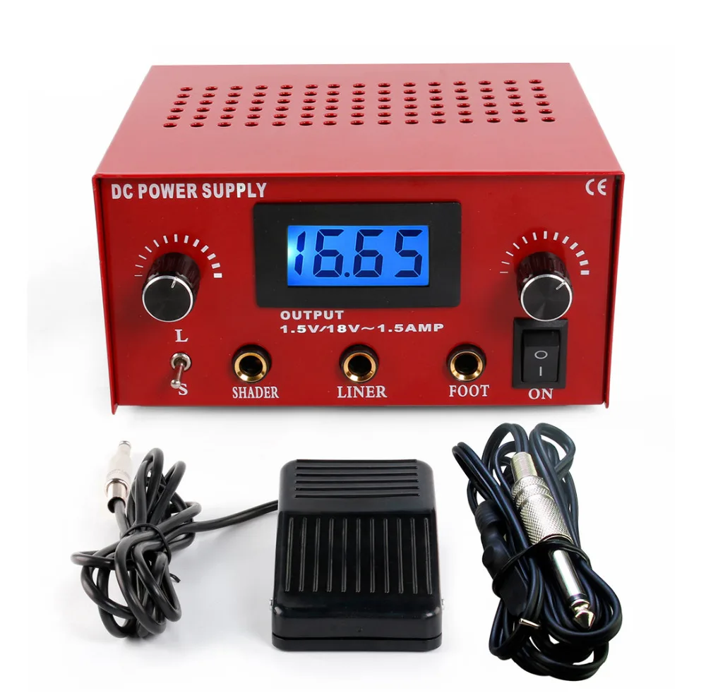 Solong tattoo Dual Machine Gun Tattoo Power Supply for Machine Gun