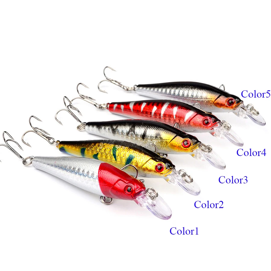 Minnow Fishing Crankbaits Wobblers Hard Plastic Bait Artificial Lures For Fishing (1)1