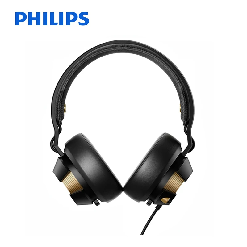 Оригинальная профессиональная гарнитура Philips SHX50 для компьютерных игр с usb-разъемом, синий светодиодный свет, блестящие наушники, официальный тест