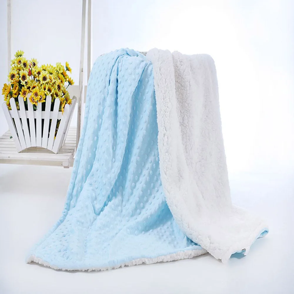 

110*80cm New Velvet Plush Solid Color Blanket Throw Super Soft Fleece Flannel Bed Cover Bedspread Bedding Blanket