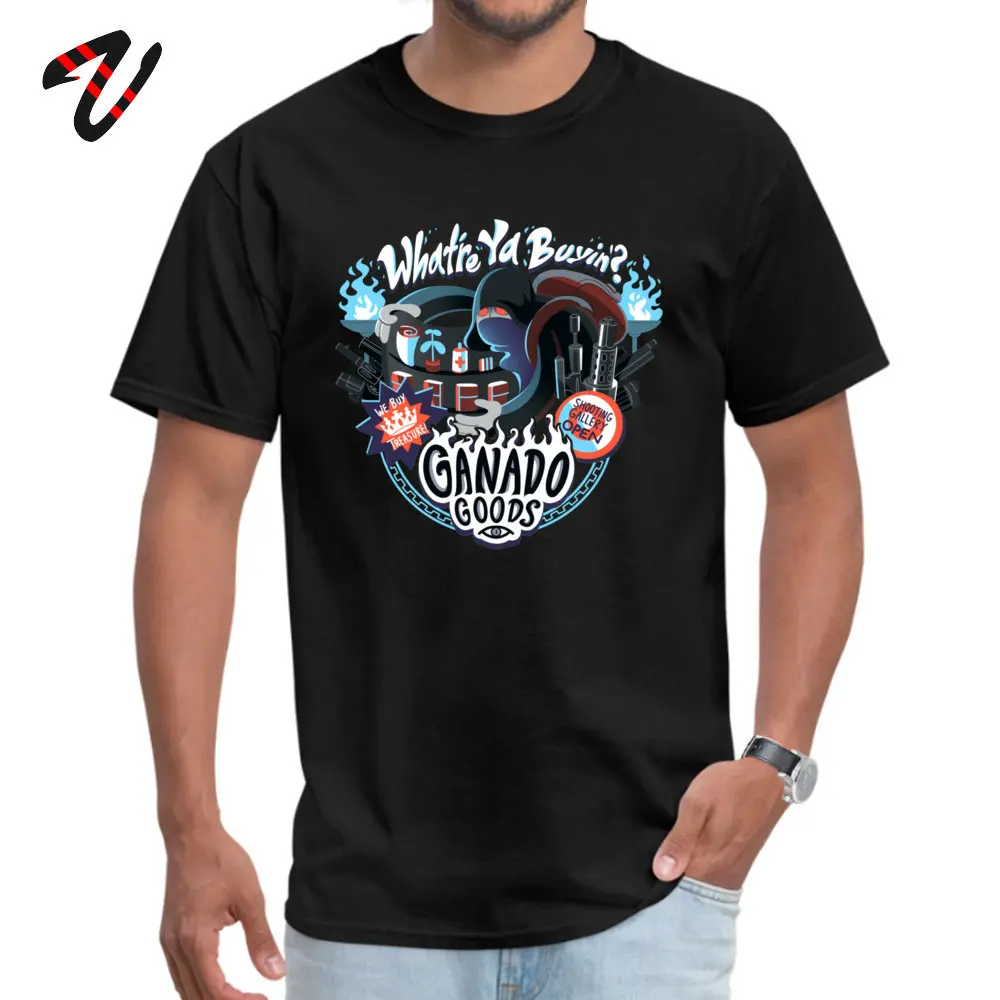 Men's Top T-shirts Ganado Goods Funny Tops Tees All Cotton O-Neck Short Sleeve Summer Tee-Shirt Mother Day Drop Shipping Ganado Goods15938 black