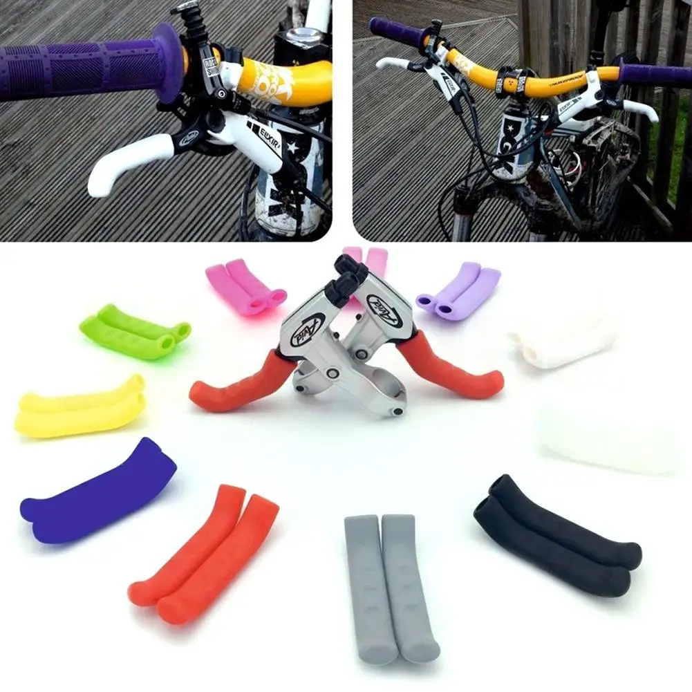 LumiParty Anti slip Folding Rubber Bicycle Brake Handle Lever Sleeve