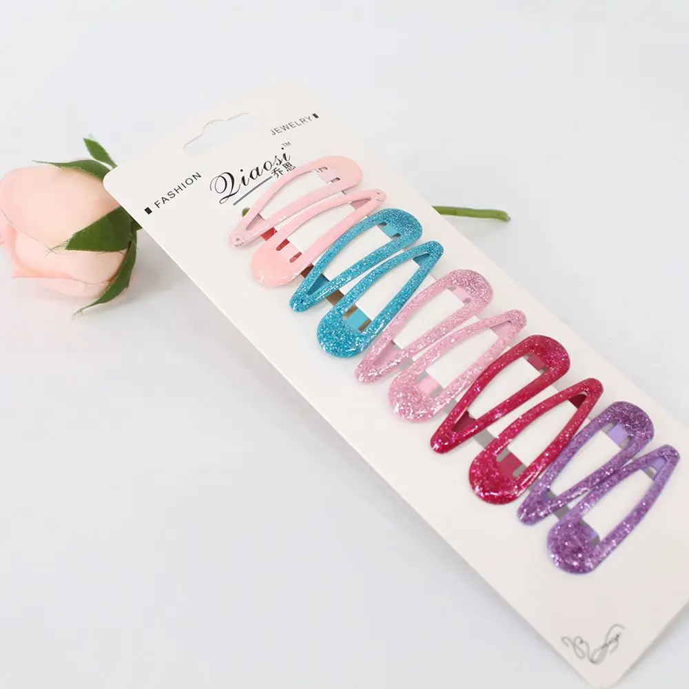 10pcs Snap Hair Clip Glitter Hairpins for Children Kids Hair Clip Pins for Baby Girls Hair Accessories Cute Metal Barrettes 5cm 10pcs Snap Hair Clip Glitter Hairpins for Children Kids Hair Clip Pins for Baby Girls Hair Accessories Cute Metal Barrettes 5cm