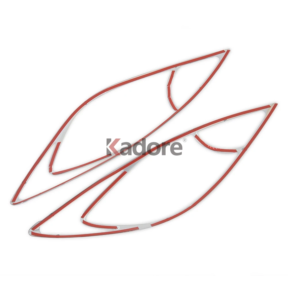 Для Mazda 3 M3 2010 2011 2012 ABS Хромированная передняя фара, накладка на голову, капот, литье, внешние наклейки для автомобиля