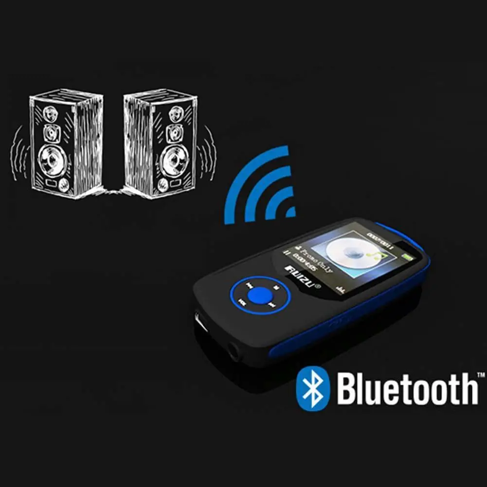 Новый оригинальный RUIZU X06 MP3 плеер с 1 8 дюймов Экран 4 Гб плеера Регистраторы FM