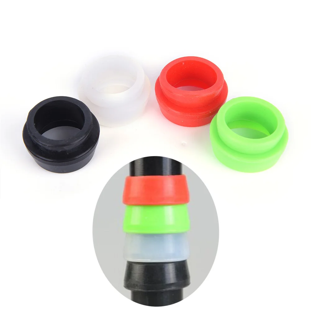 Silicone Waterproof Bicycle Seatpost Case Protective Ring 2xMountain Road Bike Seat Post Rubber Ring Dust Cover Cycling 4 Colors