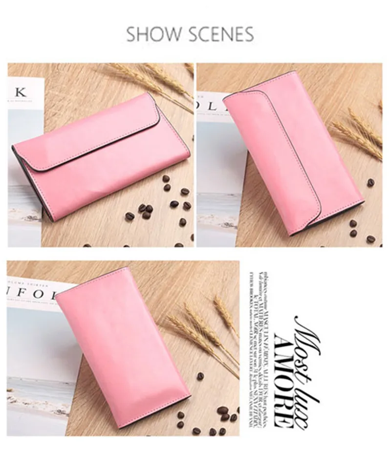 Women'S Genuine Leather Wallet Women Long Purse Clutch Money Phone Card Holder Female Wallet Soft Leather Carteira Feminina 2018 main (7)