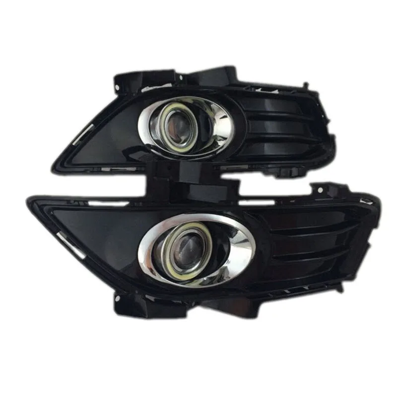 For Ford Mondeo Fusion 2013-2016 White Angel Eyes DRL Daytime Running Lights Yellow Signal Light H11 55W Halogen Fog Lights For Ford Mondeo Fusion 2013-2016 White Angel Eyes DRL Daytime Running Lights Yellow Signal Light H11 55W Halogen Fog Lights