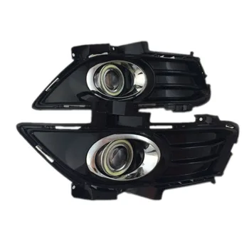 

For Ford Mondeo Fusion 2013-2016 White Angel Eyes DRL Daytime Running Lights Yellow Signal Light H11 55W Halogen Fog Lights