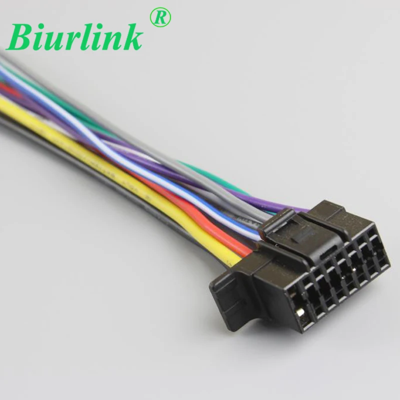 

Biurlink Aftermarket Stereo Radio Receiver Replacement Wire Harness Cable for Sony Radio Wiring Harnesses