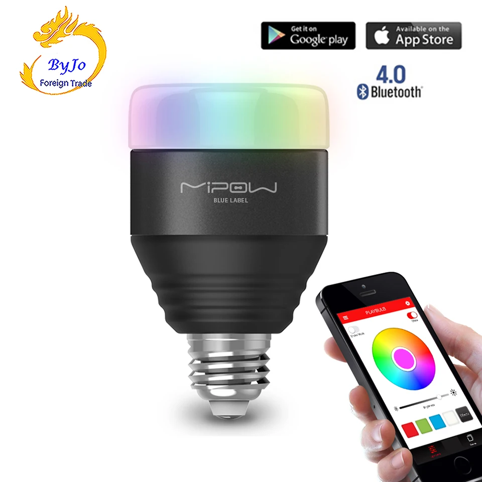 

MIPOW Bluetooth LED Light Smart Remote Control Light APP Smart phone Control Dimmable Color Changing Decorative Party Lights