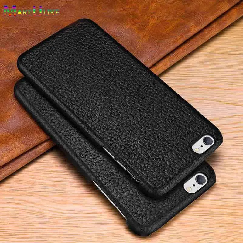 

MAKEULIKE Genuine Leather Back Case For iPhone 6 6S Plus Cover Luxury Litchi Pattern Phone Bags Cases For iPhone 6/6S Plus Case