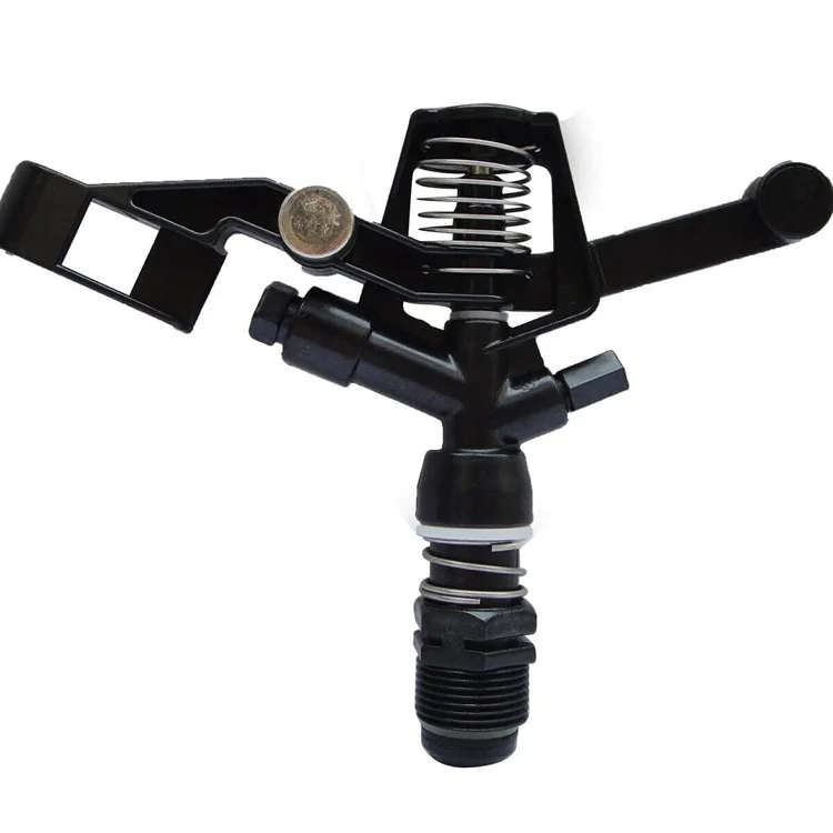 6 points plastic 360 degree adjustable swing arm sprinkler lawn garden