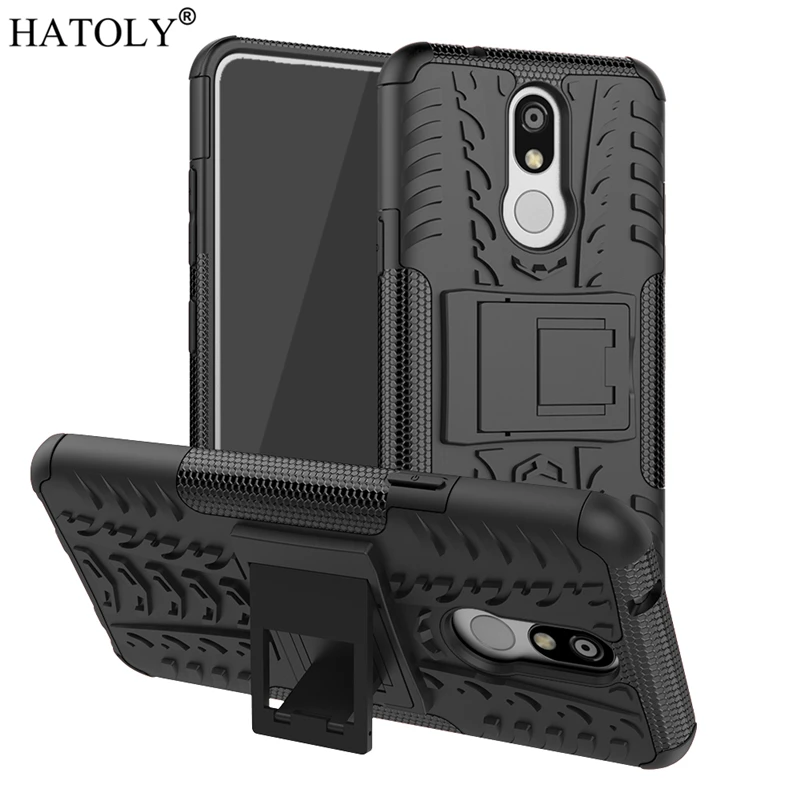 

For Cover LG K40 Case K12 Plus X4 Shockproof Armor Shell Heavy Duty Hard Rubber Silicon Phone Case for LG K40 Cover for LG K40