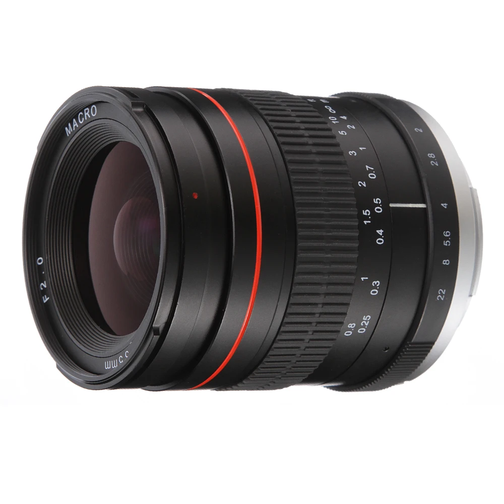 35mm F2.0 Wide Angle Manual Focus Macro Prime Lens Full Frame for Canon EOS 60D 70D 750D 650D