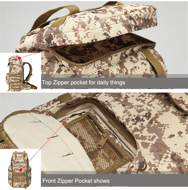 Военный Тактический штурмовой рюкзак армейский Molle водонепроницаемый рюкзак большие рюкзаки для наружного туризма кемпинга охоты сумка XA421WA