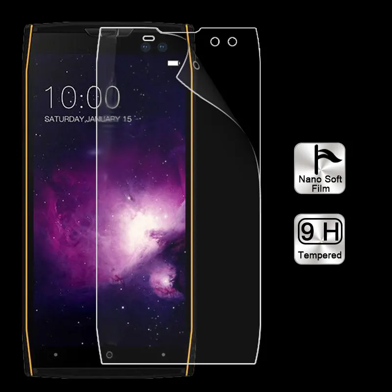 

Explosion-proof Nano soft film For Doogee S50 5.7 in waterproof screen protector film plastic films Clear Phone Protection Guard