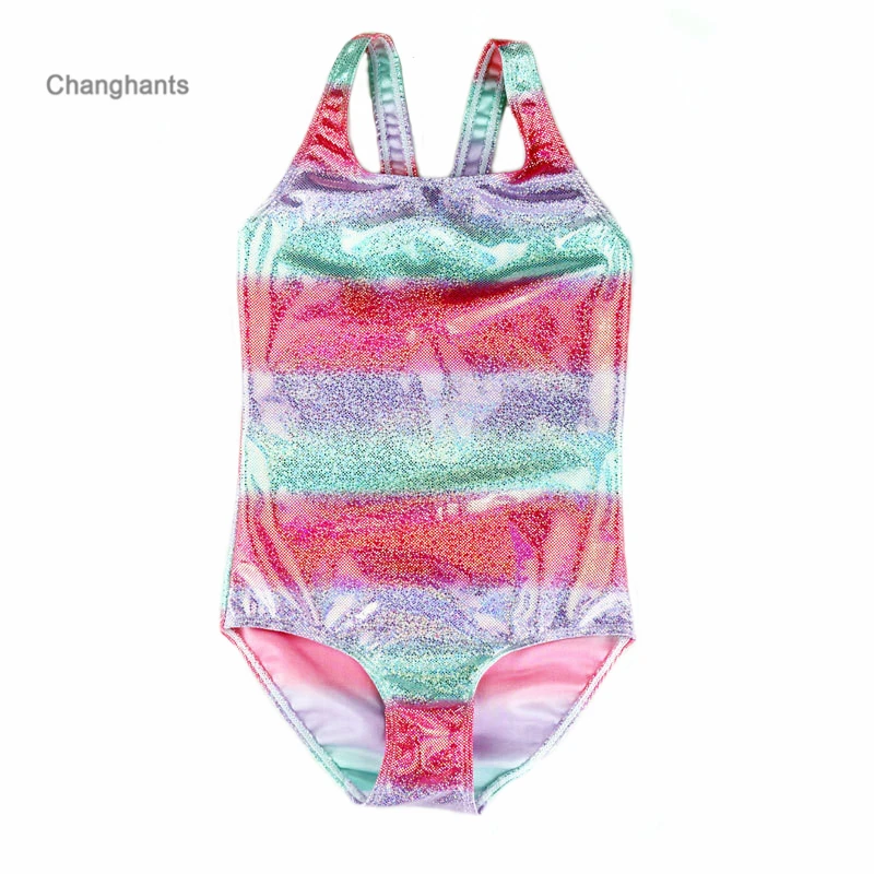 

New Model 4-10 Year Old Girls One Pieces Swimsuit Multicolor Swim Wear Bikini Children Summer Bathing Suit Summer Beach