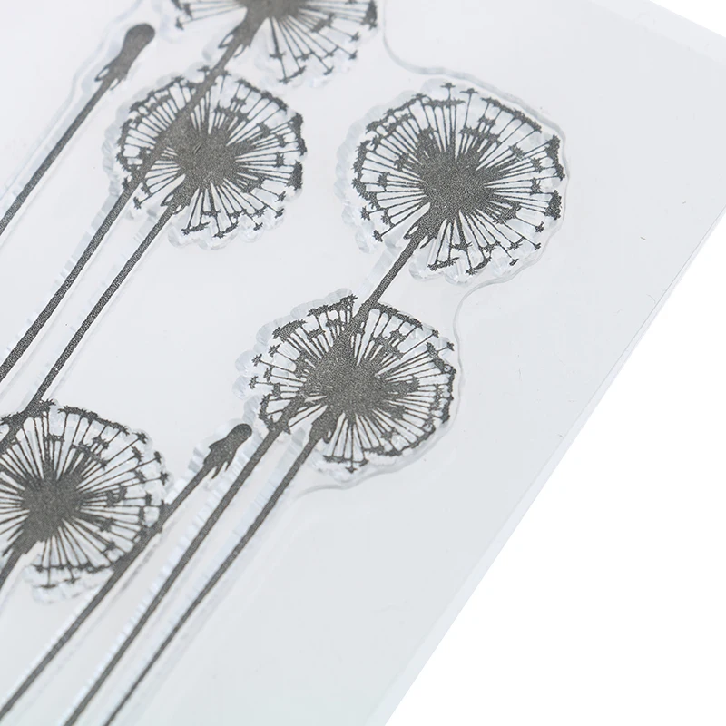 Силиконовые в форме цветка трава прозрачный силиконовый прозрачный штампы Inkpad Stamper аксессуары для Скрапбукинг фото альбом рисование, игрушки для рукоделия