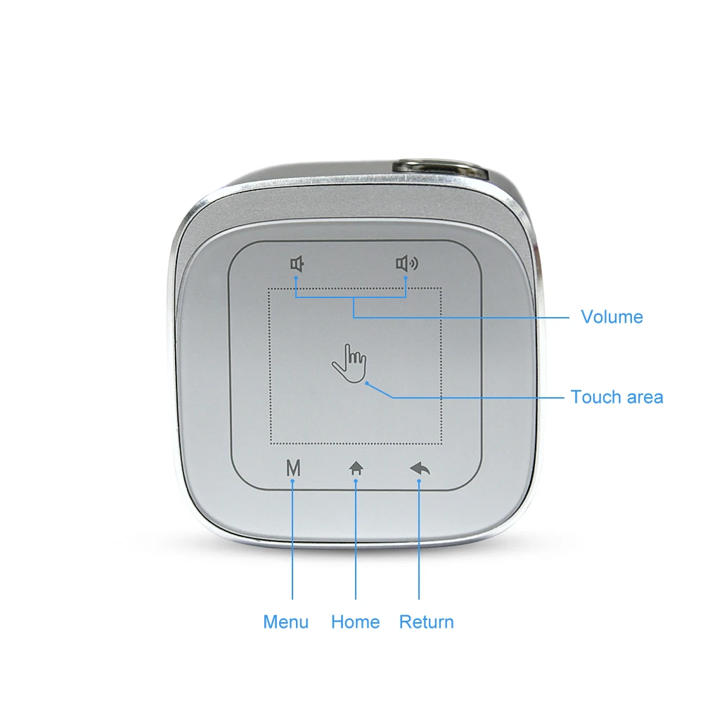 Everycom D019 мини карманный цифровой проектор HD WI FI Bluetooth Android 7 1 светодиодный